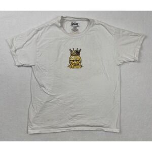 DGK Skateboards Graphic T Shirt Large White Crown Logo Lions Streetwear
